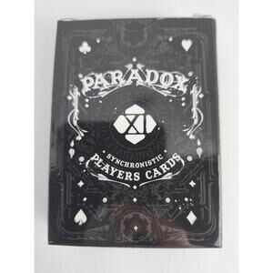 Paradox Synchronistic Players Cards  Like New Playing Cards Collector B&W